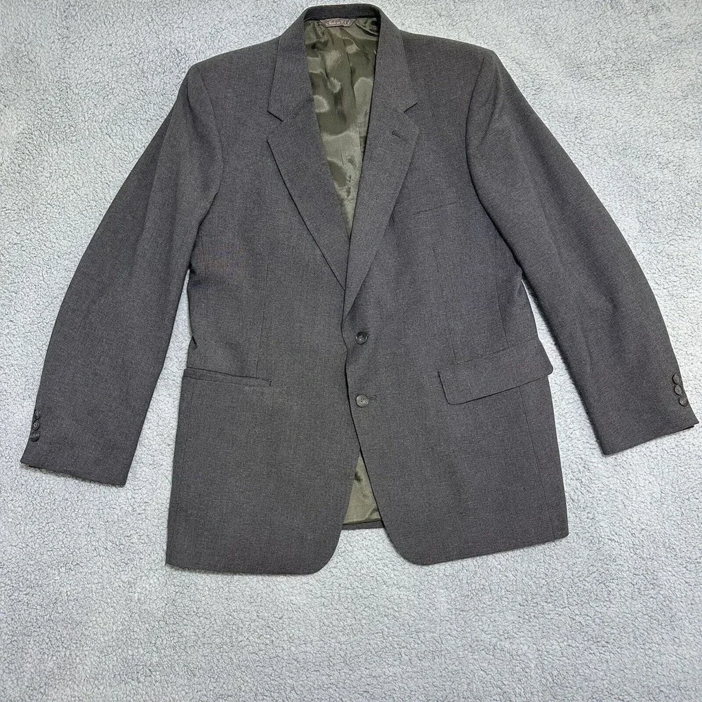 Vintage Levi Strauss &‎ Co Business Class Men’s 44R Gray Sport Coat Blazer USA